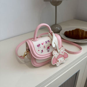Princess Style Kids Crossbody Bag Girls Outdoor Coin Accessory Fashionable Cute Childrens Handbag Small Square Bag for Ages 4-10