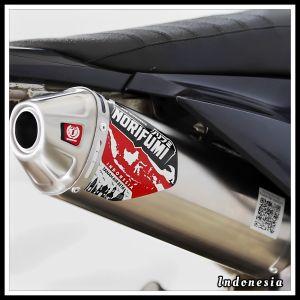 Knalpot Norifumi Indonesia KLX150 KLX140 CRF150L WR155 DTracker Viar Cross X 150