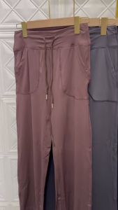 Quần dài nữ tập gym yoga aerobic thể thao CK ống suông chất liệu thun lạnh quảng châu co dãn 4 chiều BINSPORTS Q204