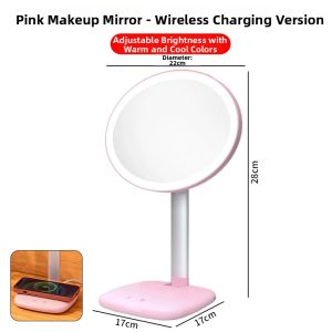 NIOYE | LED Portable Smart Double-Sided Magnifying Makeup Mirror