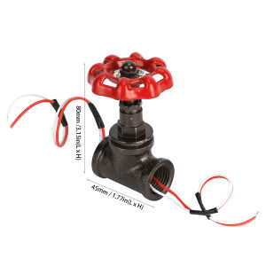 Retro Steampunk G1/2in Stop Valve Light with Wire for Water Pipe Lamp Vintage Lamp Vintage Steampunk Valve