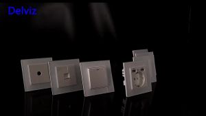 Delviz 20A Water Heater Switch Toughened Crystal Glass PanelDouble pole double break Button High power air conditioner Switch