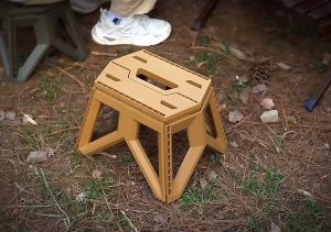 【READY STOCK】TIDY Foldable Stool Chair Picnic Camping Space Saving Outdoor Multipurpose Lightweight Non Slip Kerusi