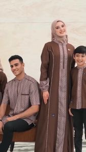 MUTIF Gamis Koko NITYA ZUHDI Sarimbil Couple Keluarga Muslim Lebaran Terbaru Katun S-3XL