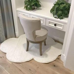 VIKAMA Nordic Ins Carpet South Korea Lovely White Cloud Cushion Childrens Room Bedroom Bed Non-Slip Blanket Home Decoration
