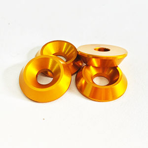 6/8/10PCS Colorful aluminum alloy tapered gasket M3 M4 M5 M6 M8 washer countersunk flat head screw gasket washer