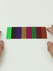 SG [READY STOCK]216 Pieces Of Pressure Reducing Toys Colorful Rubiks Cube Splicing Toys Relieve stress Stimulate the imagination Magnetic buckyball