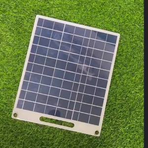 15W 20W High Speed Dual USB Solar Panel Charger Portable Waterproof Solar Power Supply Outdoor Emergency Charger for Cell