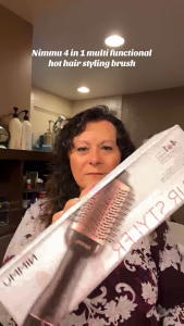 Nimmu Catokan Sisir Rambut Blow Dryer 4 in 1 Thermal Brush / Comb / Straightener / Hair Curler