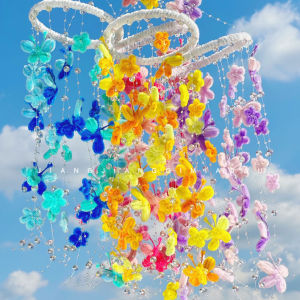 Bộ Đồ Thủ Công DIY Bướm Chuông Gió Băng Đô Cho Tiệc Sinh Nhật Mùa Lễ Tốt Nghiệp Quà Tặng Tiên Nữ Tạo Không Khí Cho Các Hoạt Động Nhóm