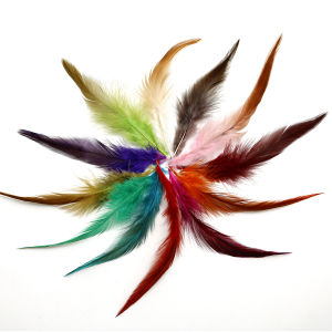 Long Feather Earrings DIY Materials Chicken Feathers Handmade Craft 100 Pieces Bulk Price Fashion Jewelry Accessories