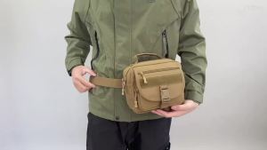 Nam Vintage Ngụy Trang Chiến Thuật Túi Messenger Quân Đội Túi Đeo Ngang Vai Nylon Ngực Túi Sling Săn Bắn Túi Có Dây Kéo
