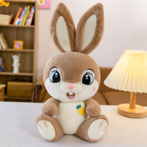 GUAIBUDIAN | Cute Brown Rabbit Stuffed Toy