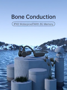 【โปรโมชั่นสุดคุ้ม รีบมาซื้อด่วน】X18Pro ชุดหูฟังเปิดหูฟังไร้สาย Bluetooth Bone Conduction 2025 ชุดหูฟังไร้สาย Bluetooth 5.3 รุ่นใหม่พร้อมไมโครโฟน 12HRS เวลาเล่น IPX8 หูฟังกันน้ำสำหรับการออกกำลังกายกีฬา เวลาแฝงต่ำ หูฟังการนำอากาศแบบไร้สาย