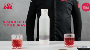 iSi Twist & Sparkle Virtuoso Soda Maker & Carbonating Bottle for Sparkling Water Juice and Beverages