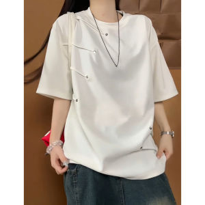 CHENMU | Cleanfit Deconstructed Design American Style Short Sleeve T-Shirt