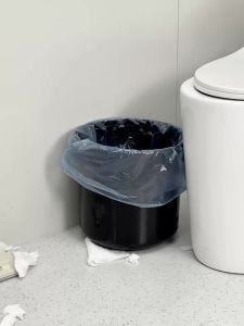 UFORU 2-in-1 Wall & Floor Trash Can Slim Gap Space Saver Wide Mouth Waste Bin for Kitchen Living Room Bathroom