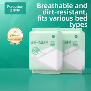 Purcotton | Travel Portable Cotton Disposal Bed Sheet Single Double Use