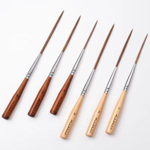 Fuumuui แปรงไลน์เนอร์ยาวเหมาะสำหรับอะคริลิคและภาพวาดสีน้ำมัน