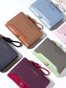 Baellerry | New Womens Short Wallet with Removable Card Clip Simple Photo Holder High-Quality Big Capacity Zipper Female Coin Purse