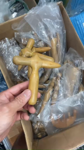 Dụng Cụ Day Ấn Huyệt Mát Xa Chữ Thập Gỗ Thơm HAHANCO Xua Tan Nỗi Lo Đau Nhức - MH852 chính hãng