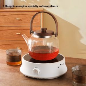 Mongdio Electric Ceramic Stove Mini Tea Boiler Coffee Maker Small Size Home Use New 2024 Colorful Elements Authentic Snapshots