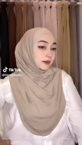 HIJAB INSTAN JISOO RAYON PREMIUM MODEL TERBARU KEKINIAN
