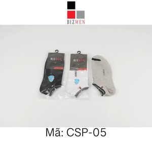 Tất Vớ nam ARISTINO Bizmen trơn cổ ngắn cotton mềm thoáng khí thấm hút mồ hôi tốt chống hôi chân - CSP05