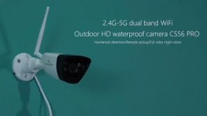 Vstarcam CS56PRO ( รองรับ WiFi 5G ) ความละเอียด 3MP กล้องวงจรปิดไร้สาย กล้องนอกบ้าน Outdoor ภาพสี มีAI+