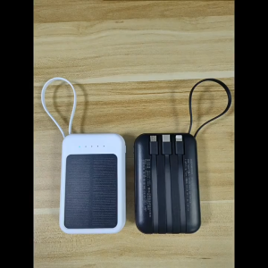 Xiaomi Solar Pocket Power Bank 20000mah Waterproof Portable 22.5W Fast Charger with Fast Charging Waterproof Solar Charger 2USB Led Light Power bank Heavy Duty Waterproof Charger 2.1A Fast charging powerbank LED lights