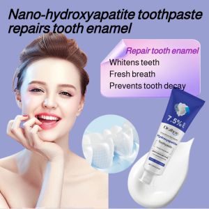 【NEW】Nano Hydroxyapatite ToothpasteWhite & Yellow Breath Fresh Intensive Repair & Anti-Cavity Periodontal Gum Care纳米羟基磷灰石修复牙膏