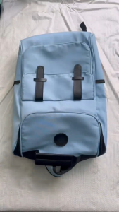 F&S SHOPAHOLIC BAGS#4055 Classic multifunctional Men`s 17inches backpack designed for daily useor travel.w/ zip-closure