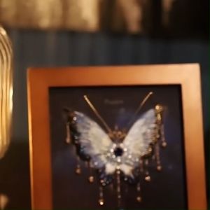 🦋ชุดปักผ้า ปักลูกปัด ลายผีเสื้อ หรูหรา งานแฮนด์เมด DIYมีVDOงานปักให้ มือใหม่ทำได้ พร้อมส่งจาก กทม.