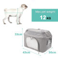 Dog Backpack Breathable Pet Portable Foldable Carrier Bag Travel Airline Approved Transport Bag For Small Dogs And Cats Outgoing. 