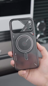 Aulumu A17 Frosted Case Compatible with iPhone 17 Pro / 17 Pro Max Glow in the Dark Wireless Charging Compatible