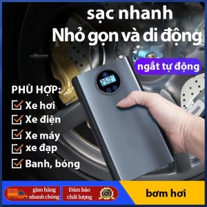 máy bơm khí không dây cầm tay，sạc USB，ngắt tự độngthích hợp cho lốp và bóng xe đạp và ô tô và bóngTheo dõi áp suất lốp