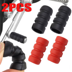 2Pcs Motorcycle Gear Shift Cover Foot Pad Pedal Universal Silicone Shifter Protector Anti-Kick Foot Pegs Pad Moto Accessories