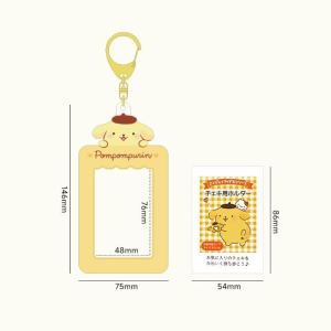 Sanrio | Ví Đựng Thẻ Hoạt Hình Sanrio Dễ Thương Móc Khóa Ảnh Di Động Chất Liệu Polyester Thân Thiện Với Môi Trường Bảo Vệ Thẻ Cho Học Sinh Món Quà Đáng Yêu