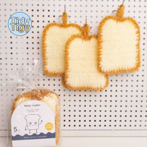 Non-Stick Oil Tidigtigy Toast Sponge Kitchen Dishwashing Cloth Restaurant 8 Brush Pot Sponge Household Cleaning Tool