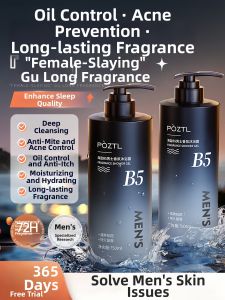 Pozitilan | Long-lasting Fragrance Acne-removing Shower Gel and Shampoo Set