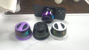 USAMS Portable Bluetooth Speaker G200 RGB Lighting Magnetic Speaker BT5.0 Mini Sound Box 7 Hours Playback Phone Holder