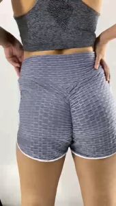 ( FRANKEVA ) Dolphin Short Bubble Highwaist Sport Cotton Fashionable Bubble Short for Women