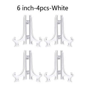 Plastic Acrylic Easels or Stand/Plate Holders to Display Pictures or Other Items at Weddings Home Decoration Birthdays Tables