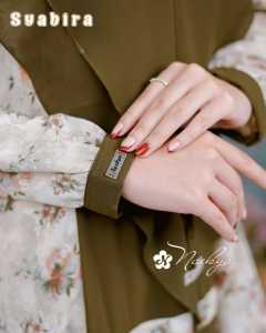 BAJU GAMIS WANITA SET HIJAB BY NAZKYA SYARI PREMIUM QUALITY BUTIK BRANDED M L XL XXL BISA SERAGAMAN