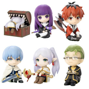Bandai | 10cm Anime Figure Sousou no Frieren Anime Girl Figure Frieren Beyond Journeys End Action Figure Q Version Collectible Model Toy