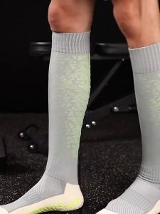 SUKE Adult Childrens Football Socks Long Sleeve Socks Knee Length Non slip Sports Socks Thickened