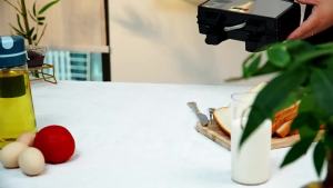 Jualan hebat [ Penghantaran dari China ]2025 Produk Baru RAF Pembuat Sandwic Pemanas Dua Belah Isi Rumah Gaya Eropah   Roti Bakar Pelbagai fungsi Mesin Sarapan Wafel Roti Bakar JK