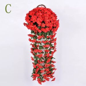 Giỏ Hoa Treo Tường Giỏ Hoa Giả Trang Trí Cao Cấp Decor Nhà Cửa Tặng Móc Treo 4 Chân DC-45