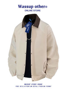Retro Casual Fall American Collar Long Sleeve Jacket