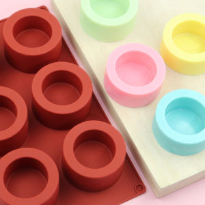 6 Lọ Đựng Kem Silicon Có Hình Dạng Nổi Và Chìm Chai Đựng Kem Mousse Cake Pudding Jelly Mold Baking Tools Chất Liệu Silicon